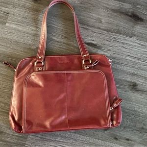 Leather Samsonite laptop bag